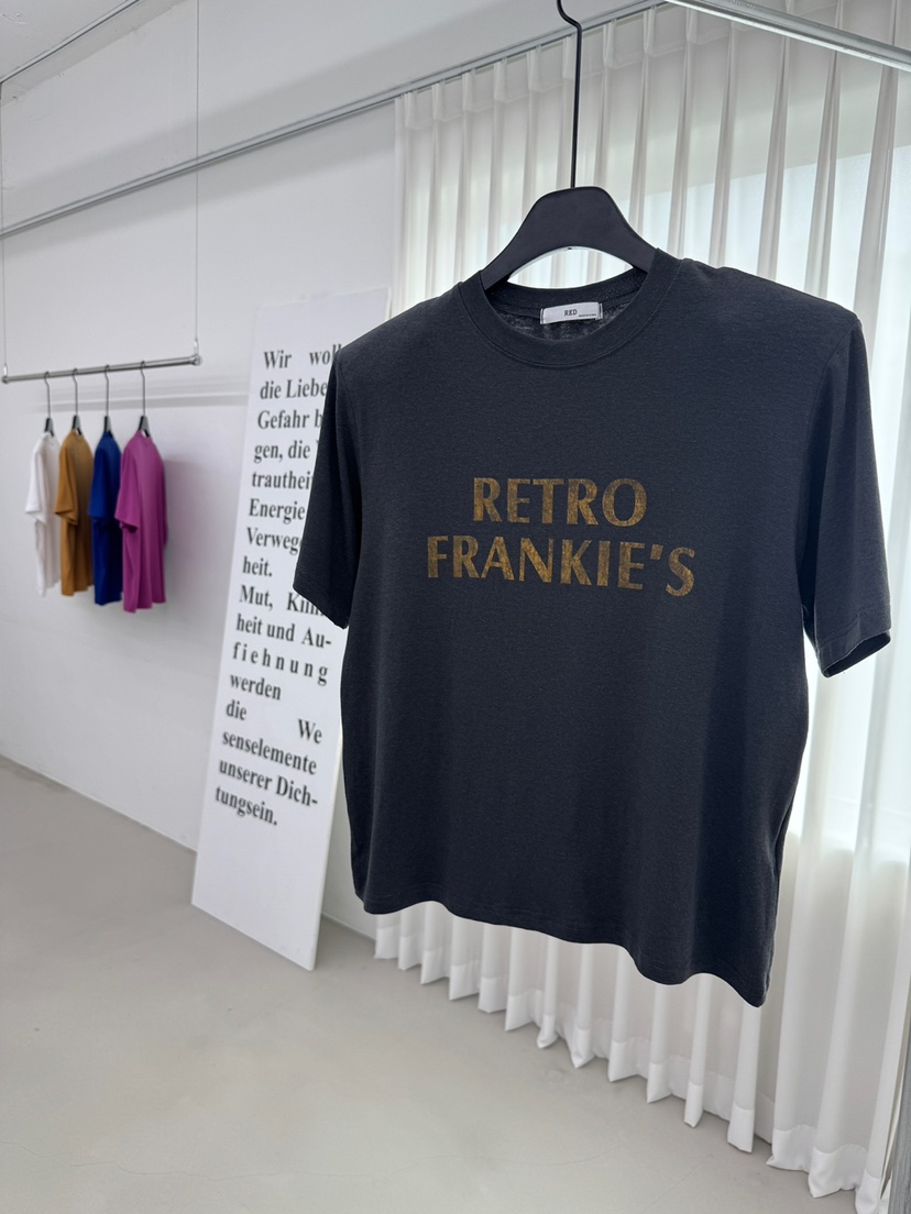 RED-A韓國直郵實拍女裝新款職業推薦熱賣休閑人氣時尚T恤RED-AT恤圖色5