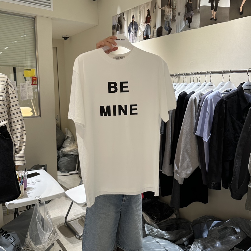 MOREMORE韓國直郵實拍女士新款26春夏休閑推薦人氣時尚T恤more moreT恤圖色1