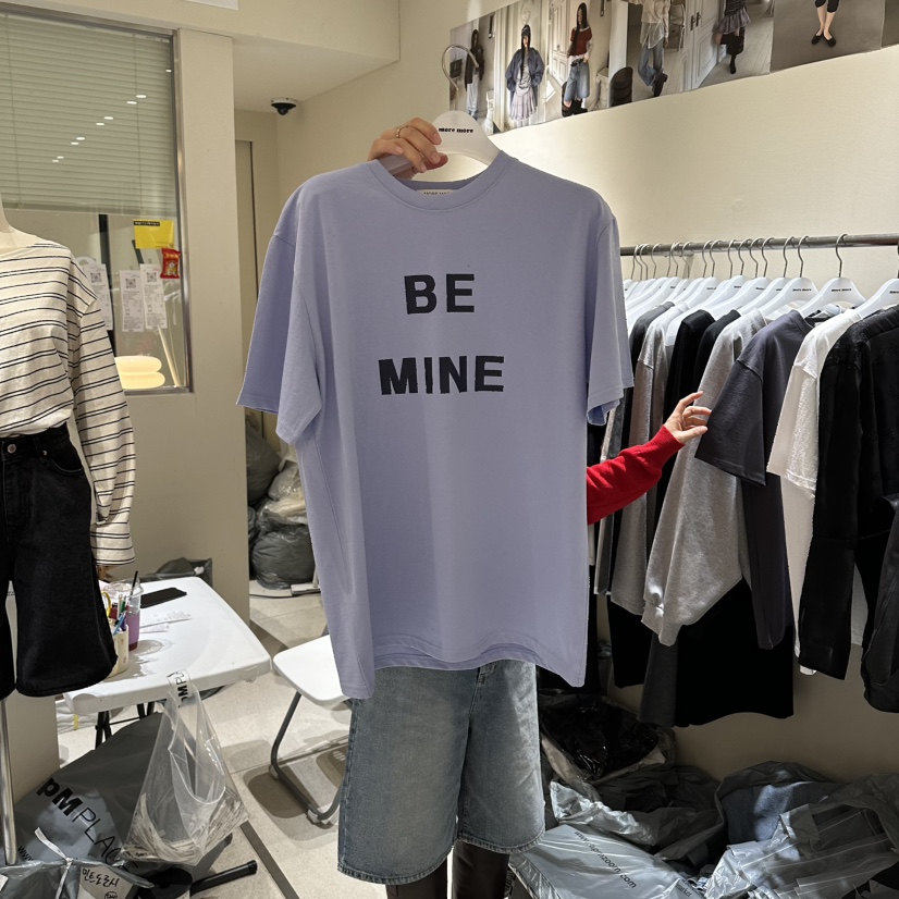 MOREMORE韓國直郵實拍女士新款26春夏休閑推薦人氣時尚T恤more moreT恤圖色2