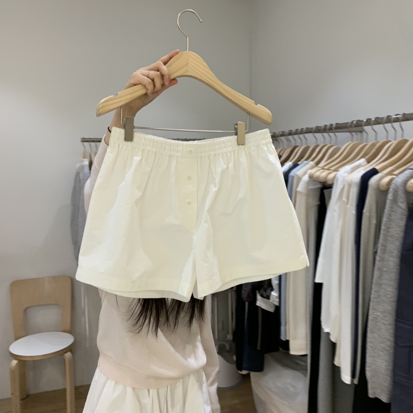 FOREST韓國直郵女士新品26春夏職業熱賣時尚休閑短褲紐扣FOREST短褲圖色2