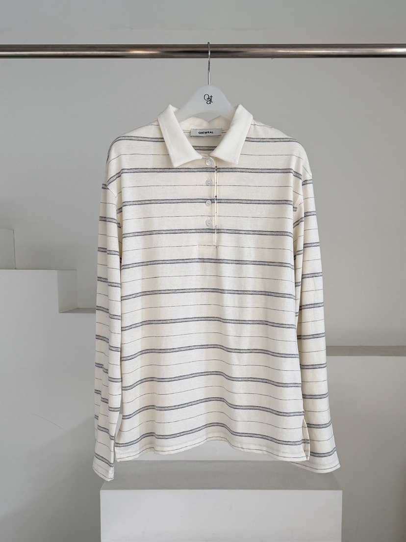 OATMEAL韓國直郵女裝新款熱賣職業26春夏休閑推薦長袖T恤OATMEAL長袖T恤圖色1