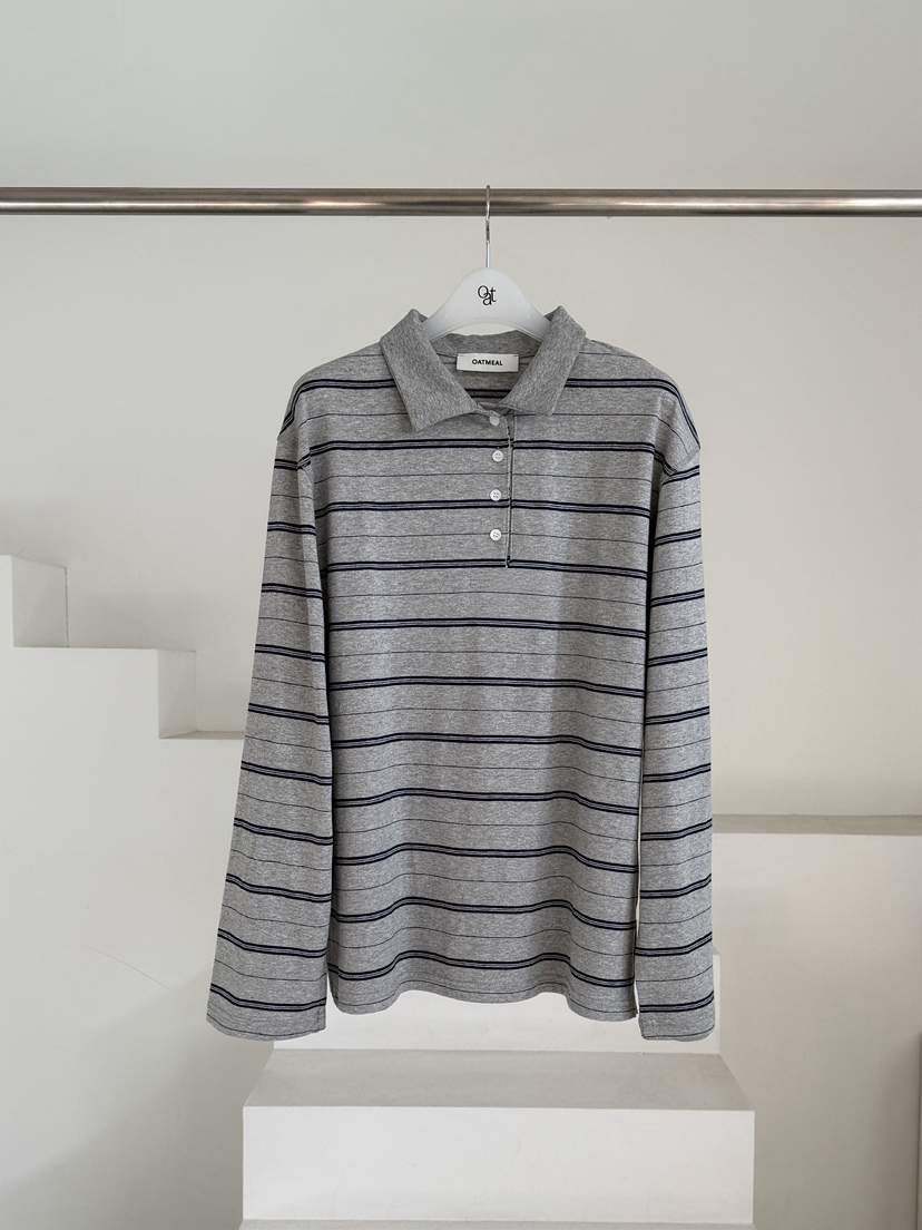 OATMEAL韓國直郵女裝新款熱賣職業26春夏休閑推薦長袖T恤OATMEAL長袖T恤圖色2