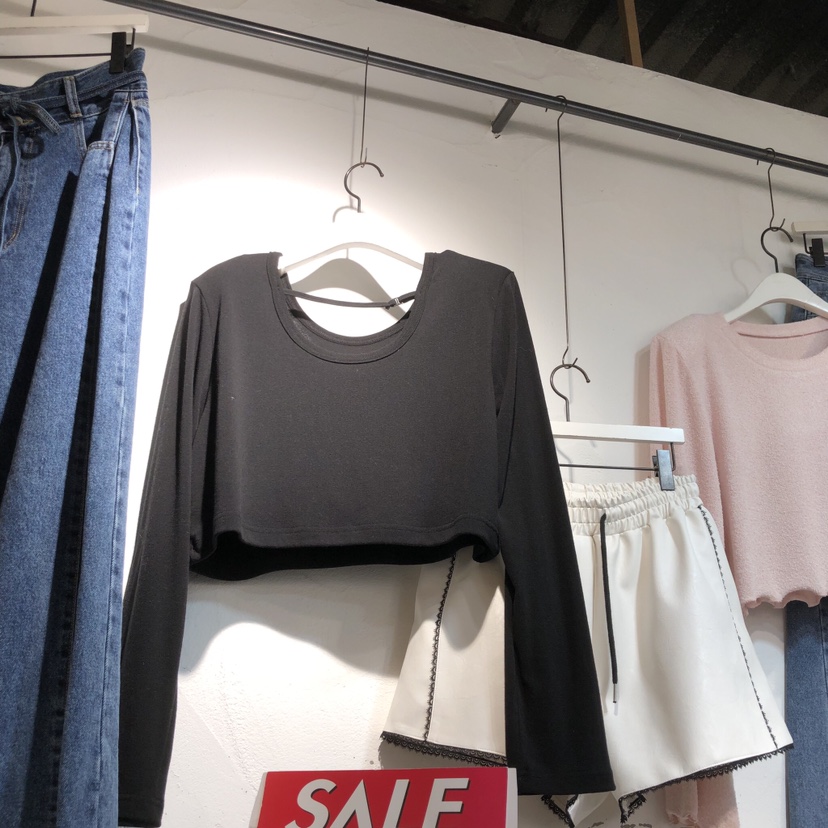 OZ韓國直郵女士新品26春夏休閑推薦熱賣時尚職業人氣長袖T恤OZ.ounce長袖T恤圖色4