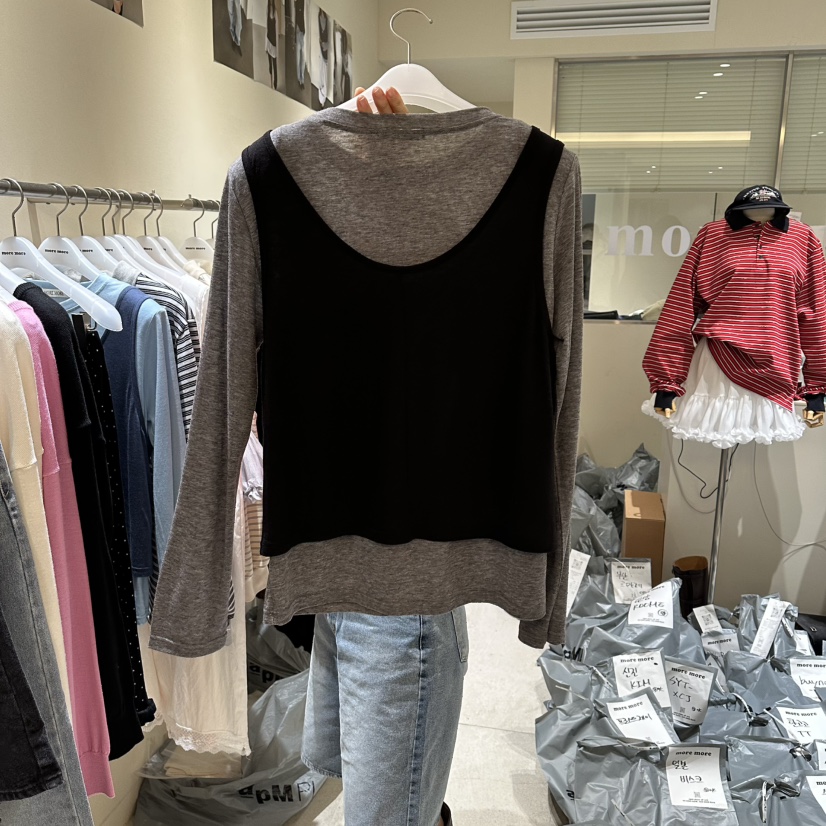 MOREMORE韓國直郵女裝新品休閑職業人氣26春夏套裝兩件套more more套裝