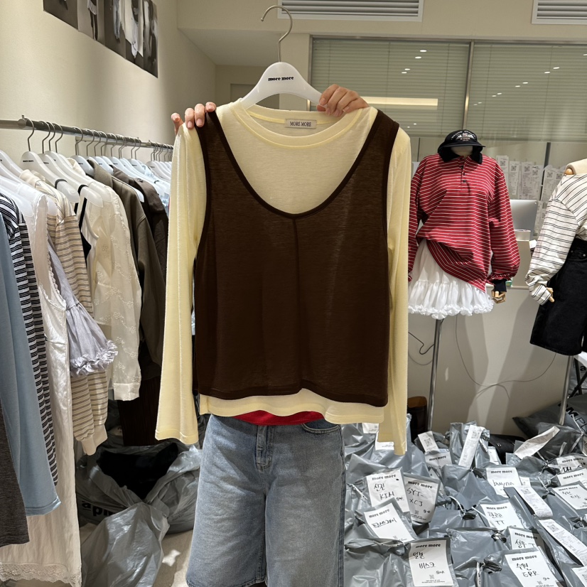 MOREMORE韓國直郵女裝新品休閑職業人氣26春夏套裝兩件套more more套裝圖色1