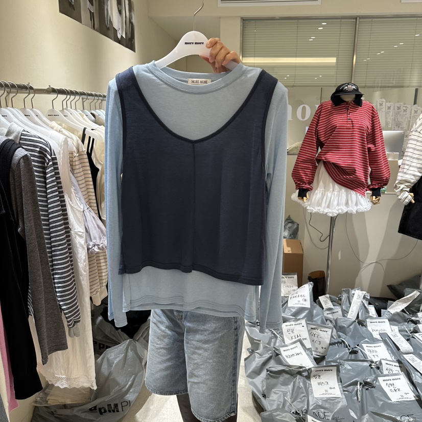 MOREMORE韓國直郵女裝新品休閑職業人氣26春夏套裝兩件套more more套裝圖色2