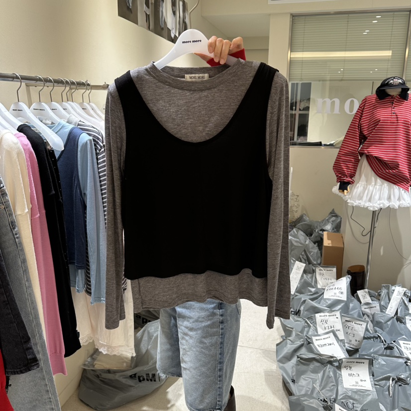 MOREMORE韓國直郵女裝新品休閑職業人氣26春夏套裝兩件套more more套裝圖色3