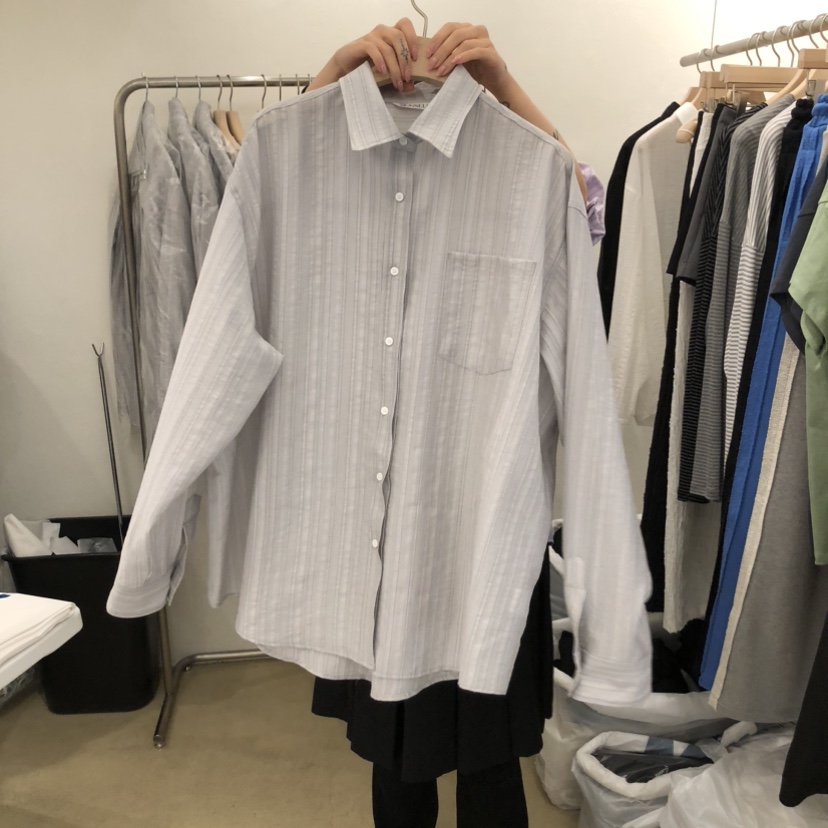 MUNSELL韓國直郵女裝新品熱賣時尚推薦休閑26春夏襯衫蕾絲衫MUNSELL襯衫/蕾絲衫圖色1