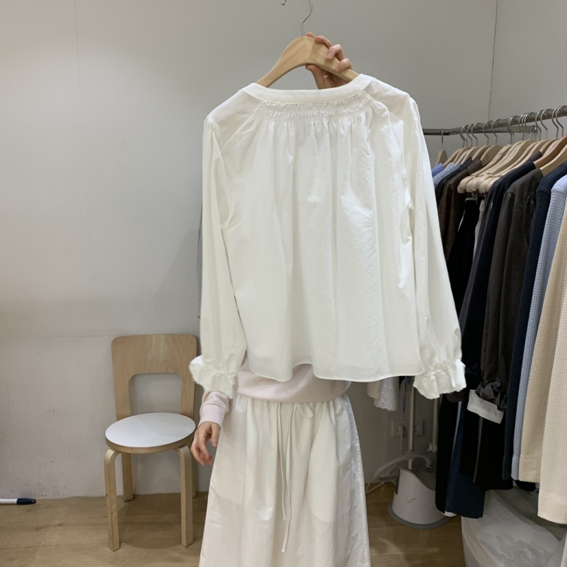 FOREST韓國東大門代購女裝新品時尚人氣職業26春夏襯衫蕾絲衫FOREST襯衫/蕾絲衫