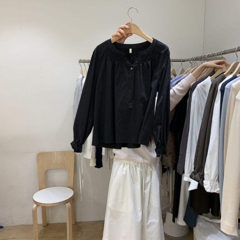 FOREST韓國東大門代購女裝新品時尚人氣職業26春夏襯衫蕾絲衫FOREST襯衫/蕾絲衫圖色3