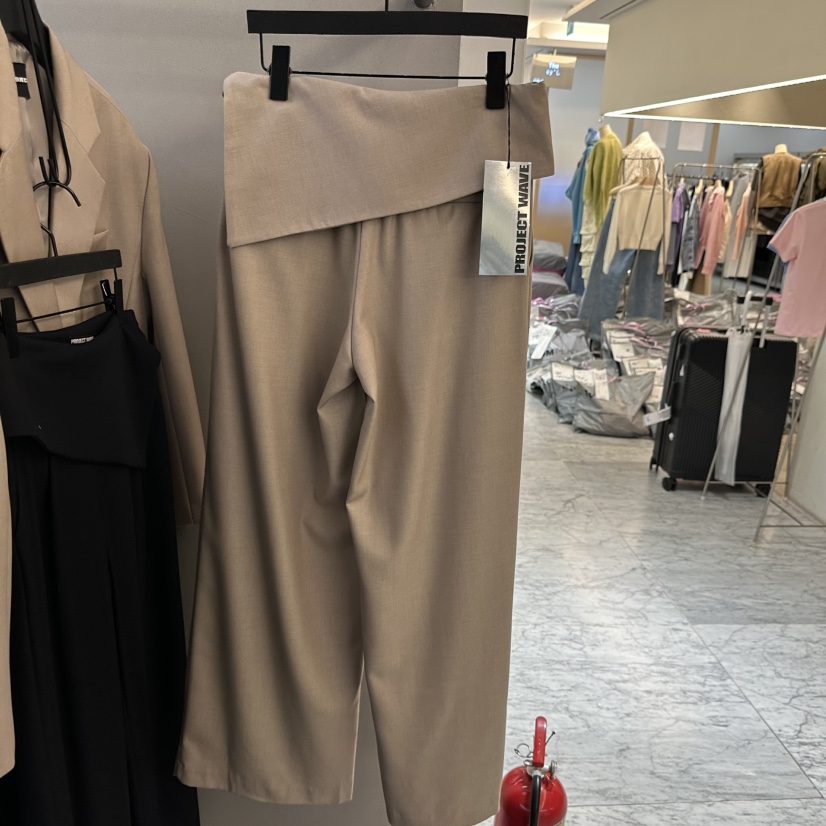 PROJECT WAVE-P韓國直郵實拍女裝新品人氣熱賣時尚休閑褲PROJECT WAVE休閑褲