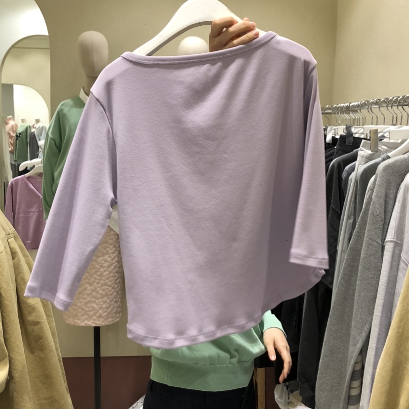 BROCCOLISALAD韓國直郵女裝新款休閑26春夏人氣推薦長袖T恤BROCCOLISALAD長袖T恤