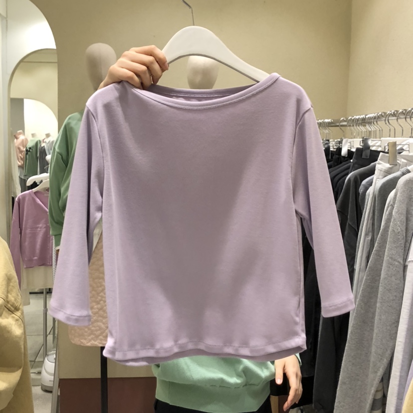 BROCCOLISALAD韓國直郵女裝新款休閑26春夏人氣推薦長袖T恤BROCCOLISALAD長袖T恤圖色1