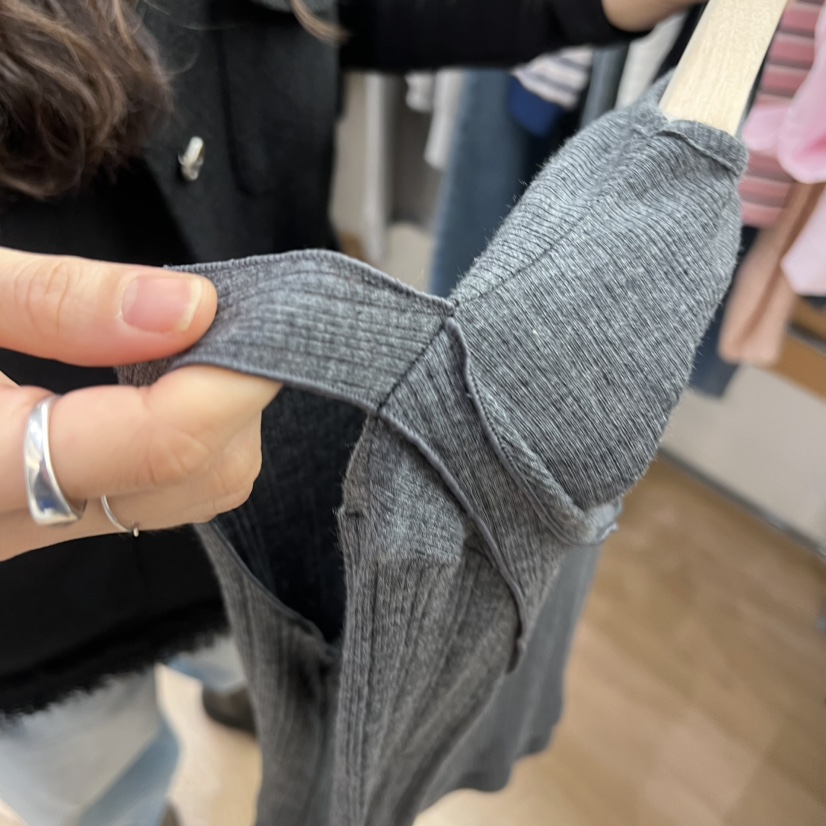 SPAGHETTI韓國代購女士新品職業26春夏熱賣長袖T恤假兩件spaghetti長袖T恤