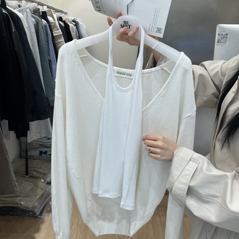 MEET ME韓國代購女士新款職業時尚熱賣吊帶背心不含內搭MEET ME吊帶/背心圖色3