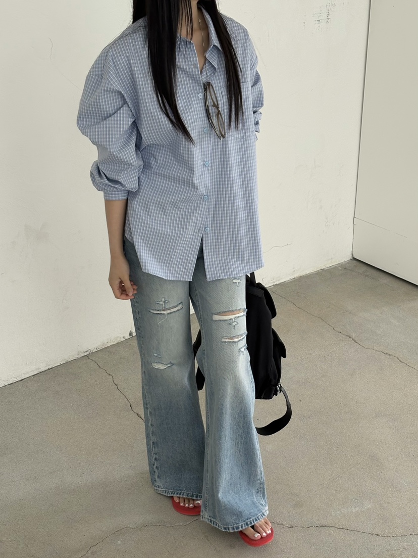 Verbena韓國東大門代購女裝新款熱賣時尚人氣職業襯衫蕾絲衫Verbena襯衫/蕾絲衫