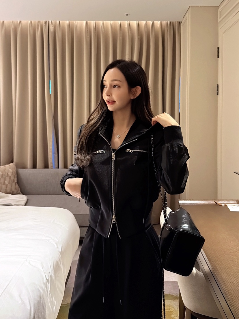 CLOTH韓國東大門直郵女裝新款職業26春夏熱賣休閑夾克連帽CLOTH夾克