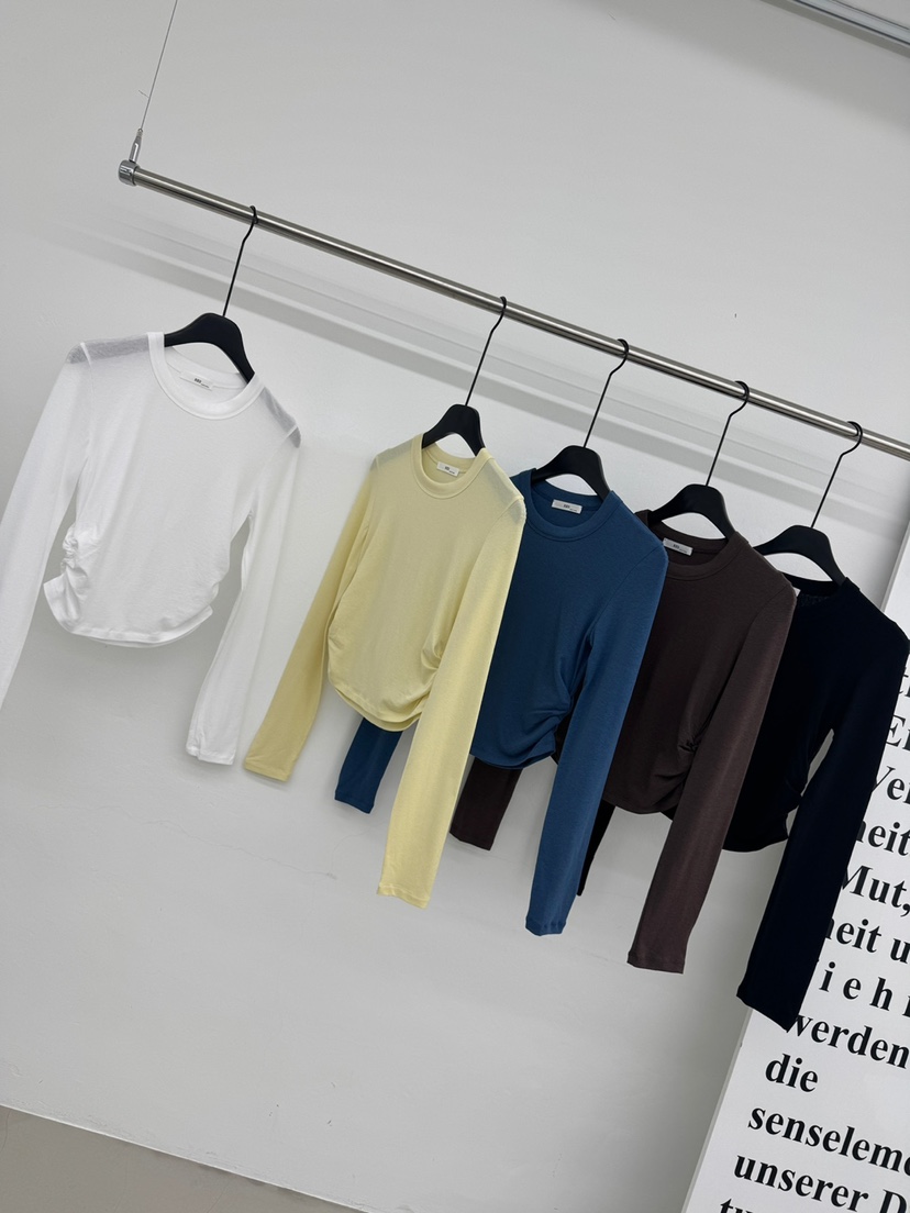 RED-A韓國東大門直郵女士新品熱賣人氣推薦時尚休閑長袖T恤RED-A長袖T恤圖色5左五色