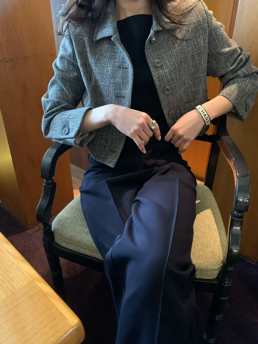 PRIVIE/H/LOW GAUGE韓國直郵實拍女裝新款熱賣職業夾克PRIVIE/H/LOW GAUGE夾克圖色1