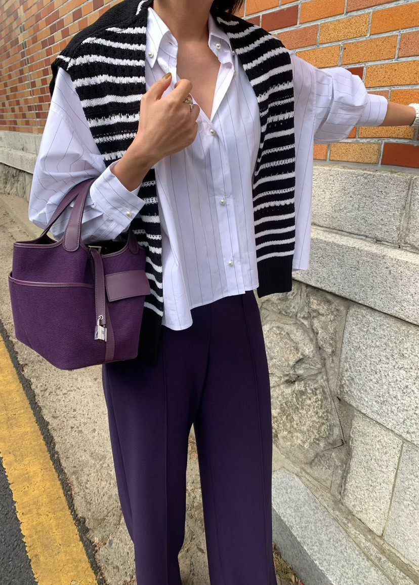 PRIVIE/H/LOW GAUGE韓國東大門直郵女裝新款26春夏圍巾披肩披肩PRIVIE/H/LOW GAUGE圍巾/披肩圖色2