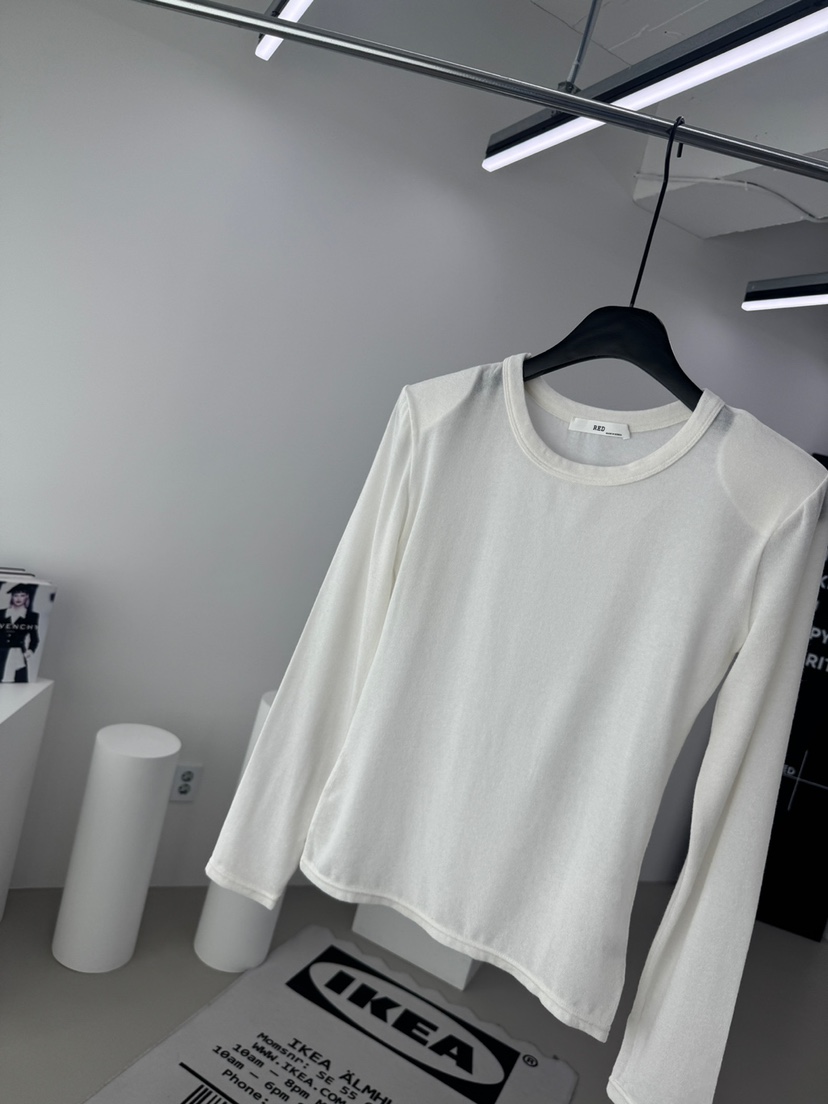 RED-A韓國直郵實拍女裝新款時尚職業推薦休閑人氣長袖T恤RED-A長袖T恤圖色1