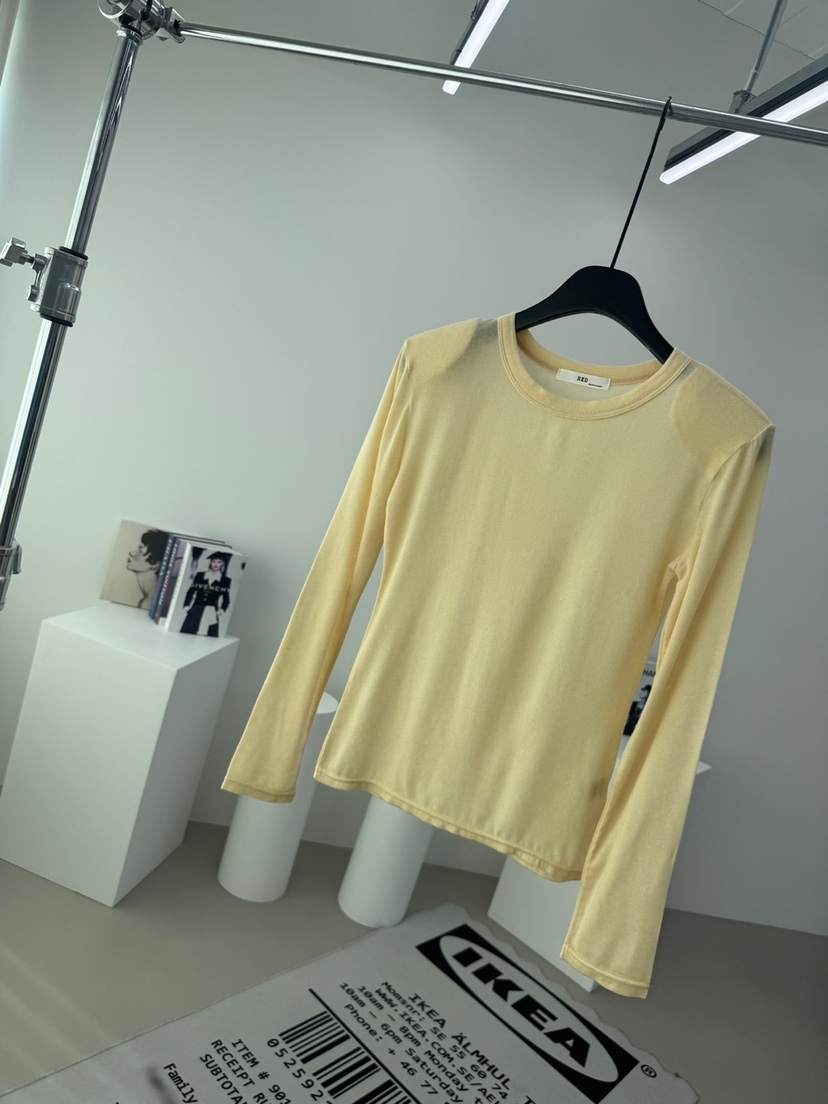 RED-A韓國直郵實拍女裝新款時尚職業推薦休閑人氣長袖T恤RED-A長袖T恤圖色3