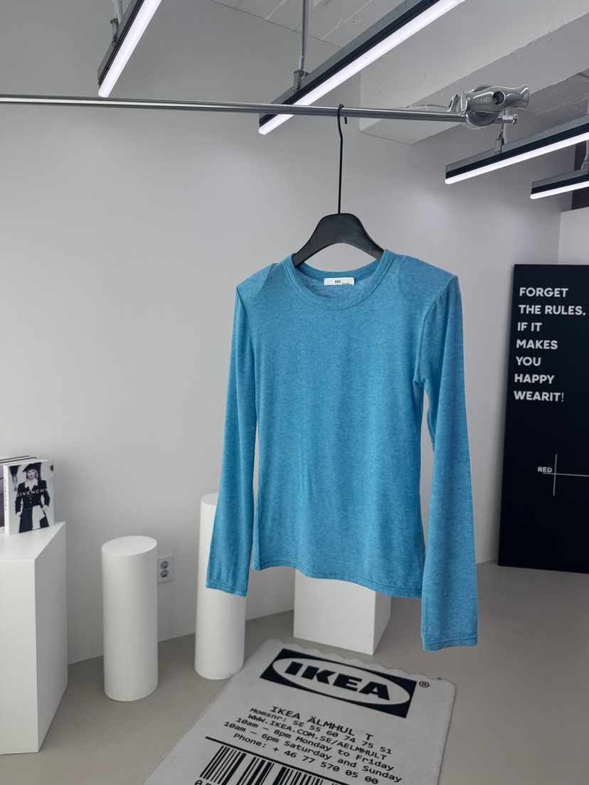 RED-A韓國直郵實拍女裝新款時尚職業推薦休閑人氣長袖T恤RED-A長袖T恤圖色4