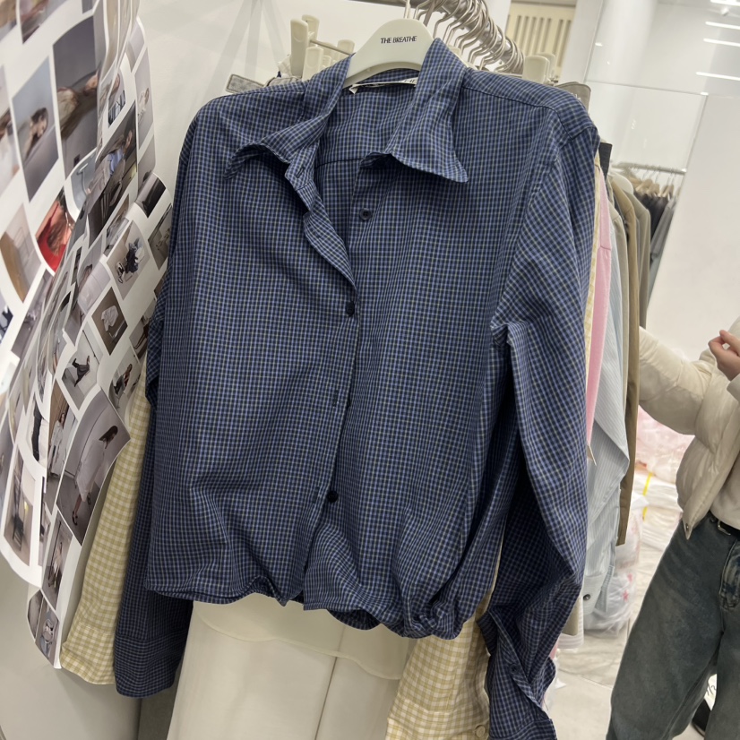 BREATHE韓國東大門代購女士新品休閑職業26春夏襯衫蕾絲衫BREATHE襯衫/蕾絲衫圖色1