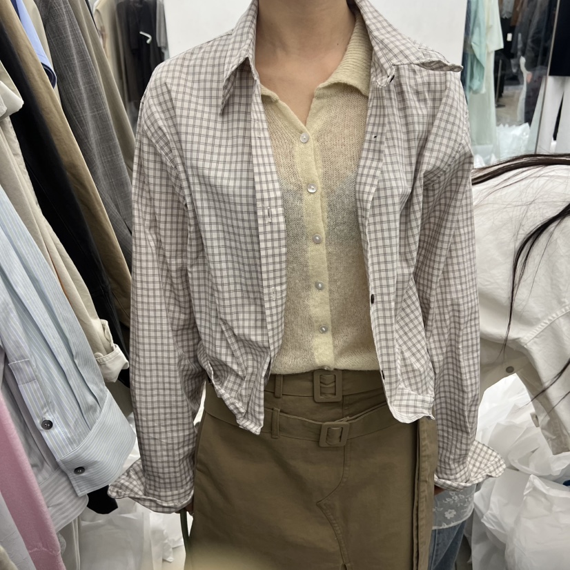 BREATHE韓國東大門代購女士新品休閑職業26春夏襯衫蕾絲衫BREATHE襯衫/蕾絲衫圖色2