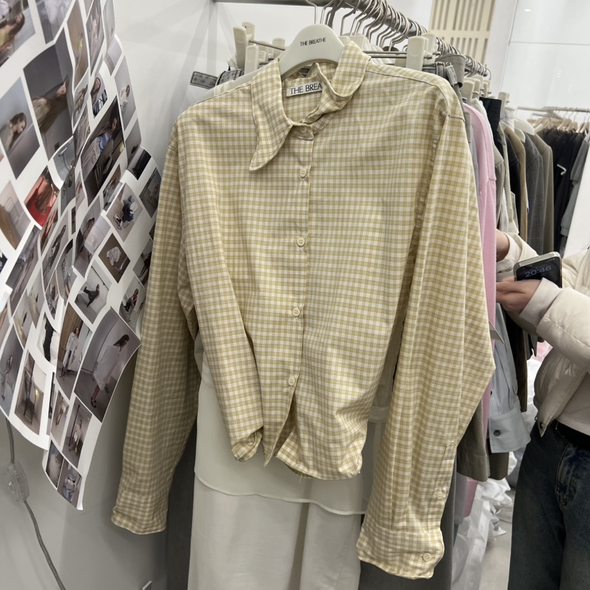 BREATHE韓國東大門代購女士新品休閑職業26春夏襯衫蕾絲衫BREATHE襯衫/蕾絲衫圖色3