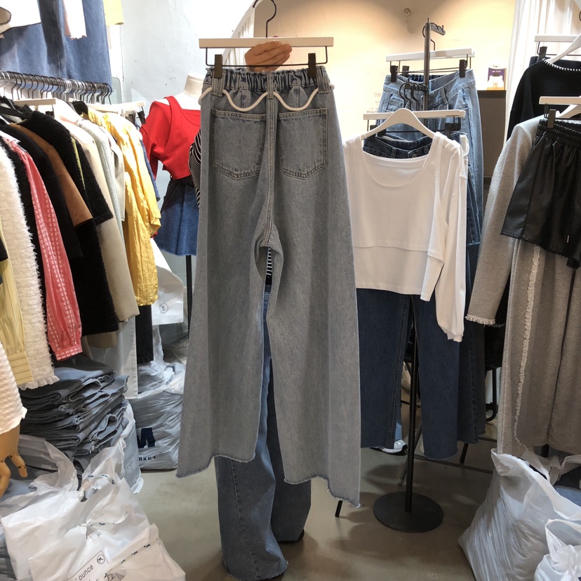 OZ韓國代購女裝新款時尚熱賣職業休閑26春夏推薦人氣牛仔褲OZ.ounce牛仔褲