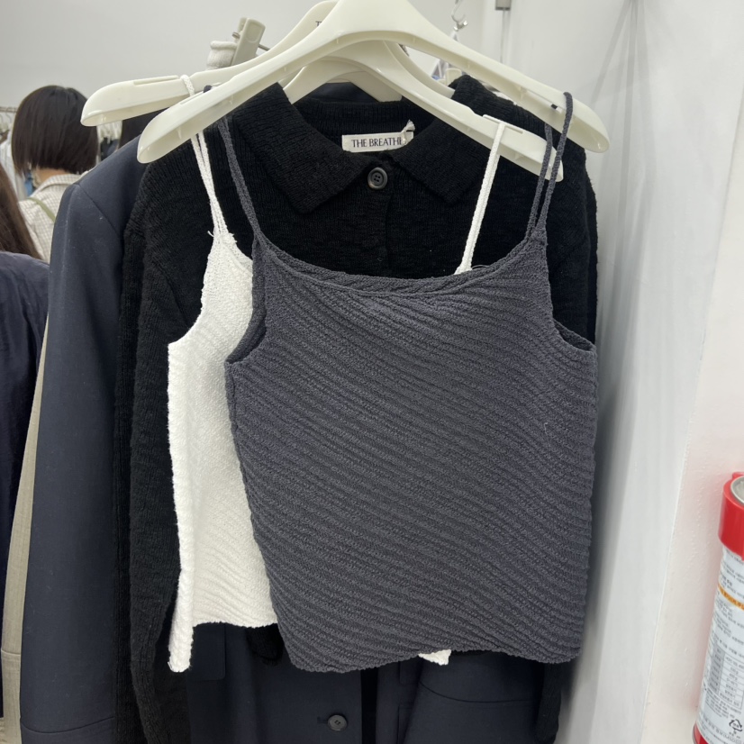 BREATHE韓國東大門代購女士新款26春夏推薦時尚休閑吊帶背心BREATHE吊帶/背心