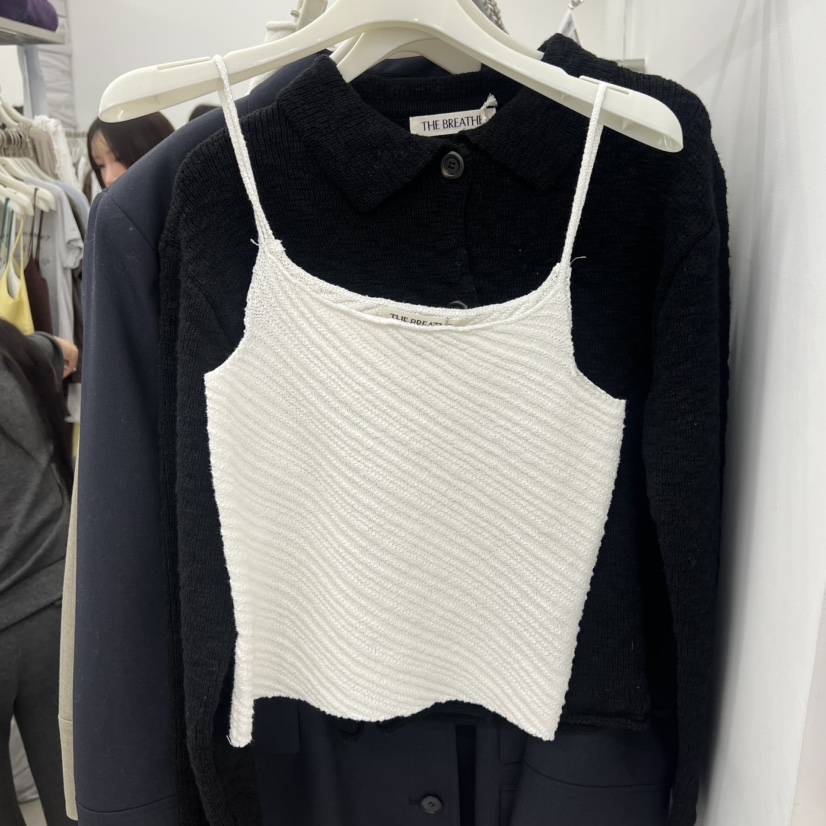 BREATHE韓國東大門代購女士新款26春夏推薦時尚休閑吊帶背心BREATHE吊帶/背心圖色2