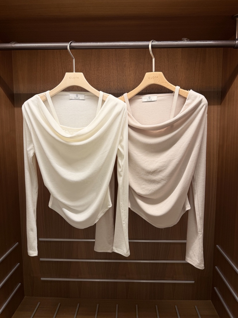 CLOTH韓國直郵實拍女裝新品26春夏熱賣人氣時尚職業長袖T恤CLOTH長袖T恤