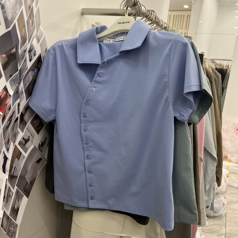 BREATHE韓國東大門代購女裝新款26春夏人氣推薦T恤不含內搭BREATHET恤圖色1