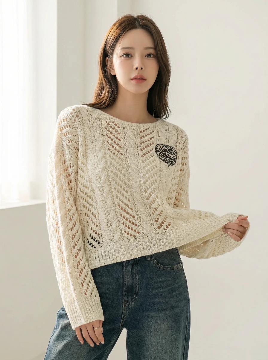 IAAN韓國東大門直郵女裝新款人氣休閑熱賣職業推薦針織衫iaAn針織衫