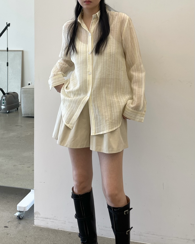 ALLVIBE韓國東大門直郵女士新款熱賣休閑26春夏襯衫蕾絲衫ALLVIBE襯衫/蕾絲衫