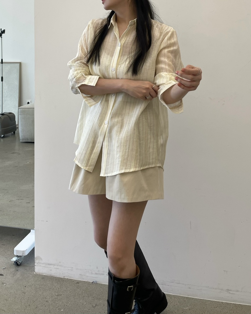 ALLVIBE韓國東大門直郵女士新款熱賣休閑26春夏襯衫蕾絲衫ALLVIBE襯衫/蕾絲衫