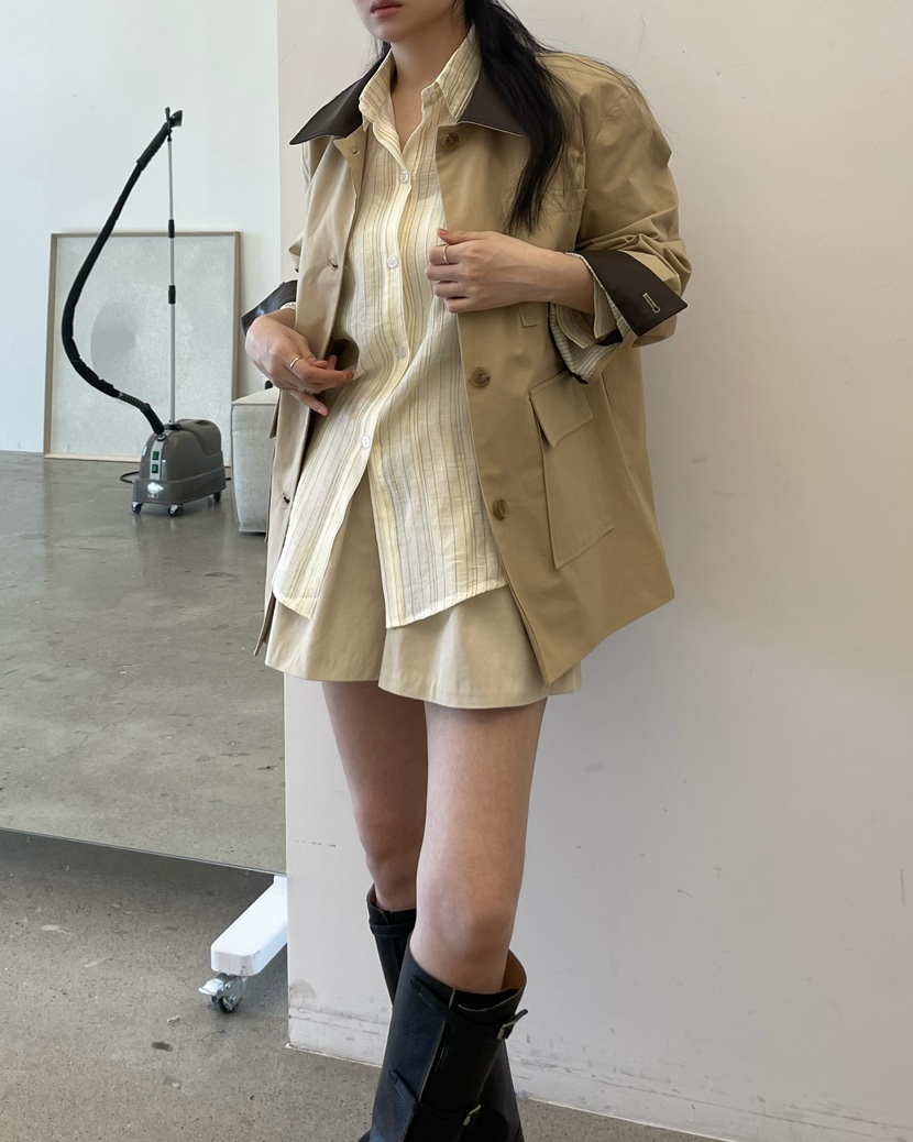 ALLVIBE韓國東大門直郵女士新款熱賣休閑26春夏襯衫蕾絲衫ALLVIBE襯衫/蕾絲衫