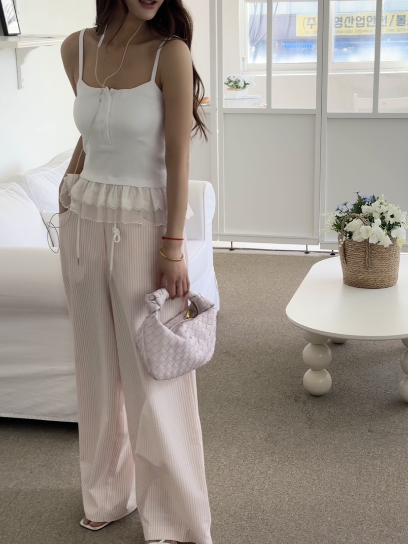 BUTTER-P韓國東大門直郵女士新品推薦熱賣26春夏吊帶背心BUTTER-P吊帶/背心