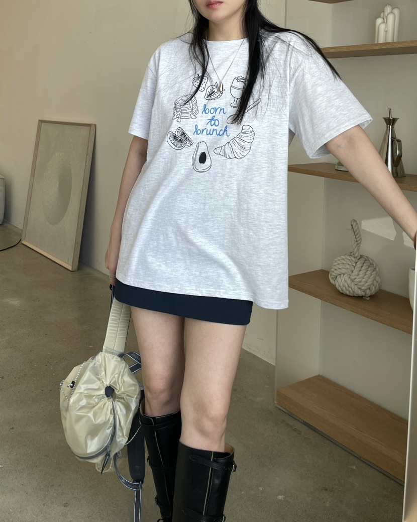 ALLVIBE韓國直郵女裝新品職業推薦人氣熱賣休閑26春夏T恤ALLVIBET恤