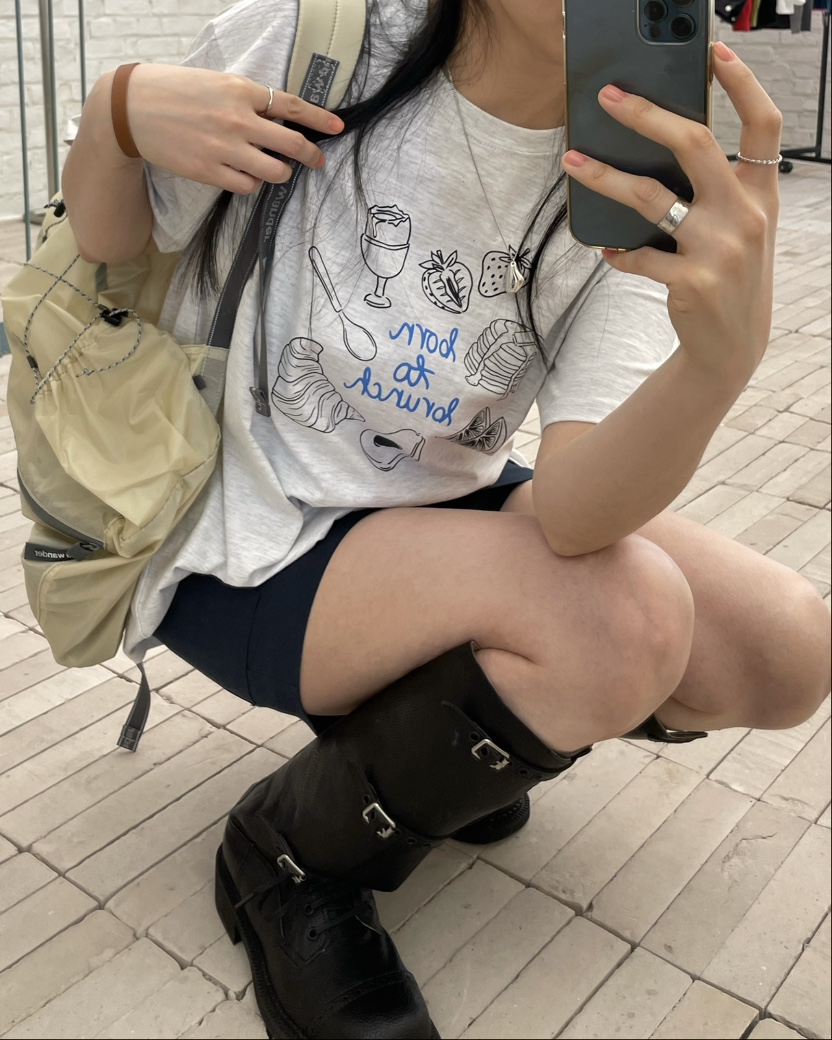 ALLVIBE韓國直郵女裝新品職業推薦人氣熱賣休閑26春夏T恤ALLVIBET恤