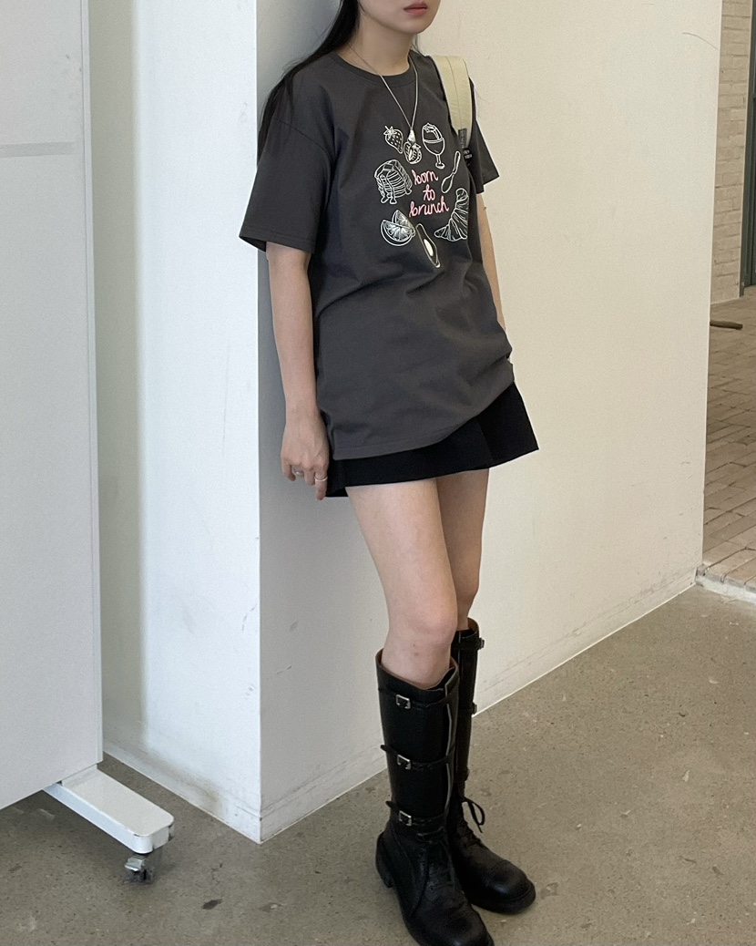 ALLVIBE韓國直郵女裝新品職業推薦人氣熱賣休閑26春夏T恤ALLVIBET恤