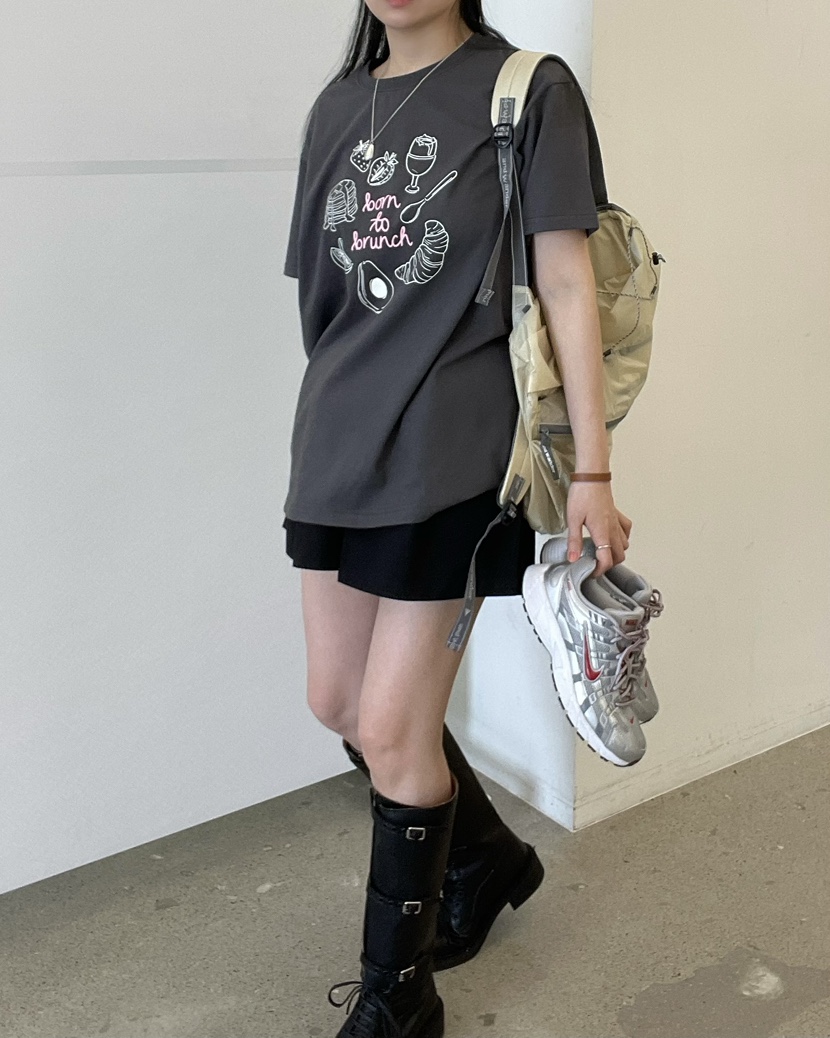 ALLVIBE韓國直郵女裝新品職業推薦人氣熱賣休閑26春夏T恤ALLVIBET恤