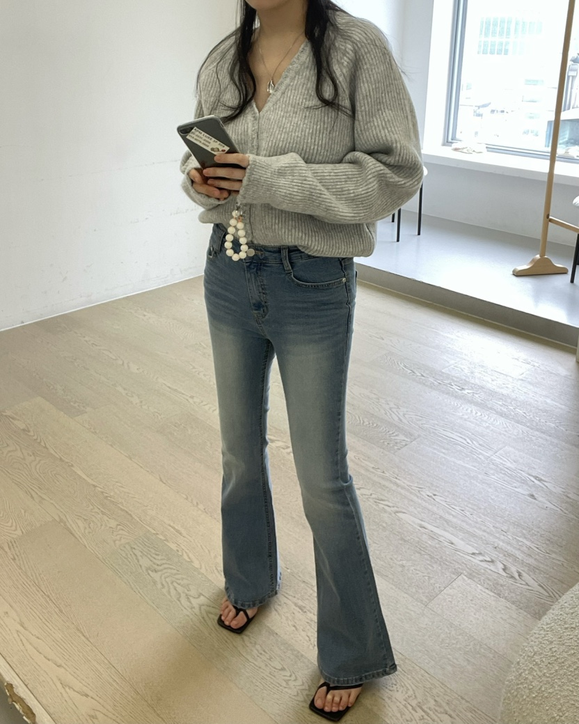 ALLVIBE韓國直郵實拍女裝新款時尚熱賣26春夏推薦休閑牛仔褲ALLVIBE牛仔褲