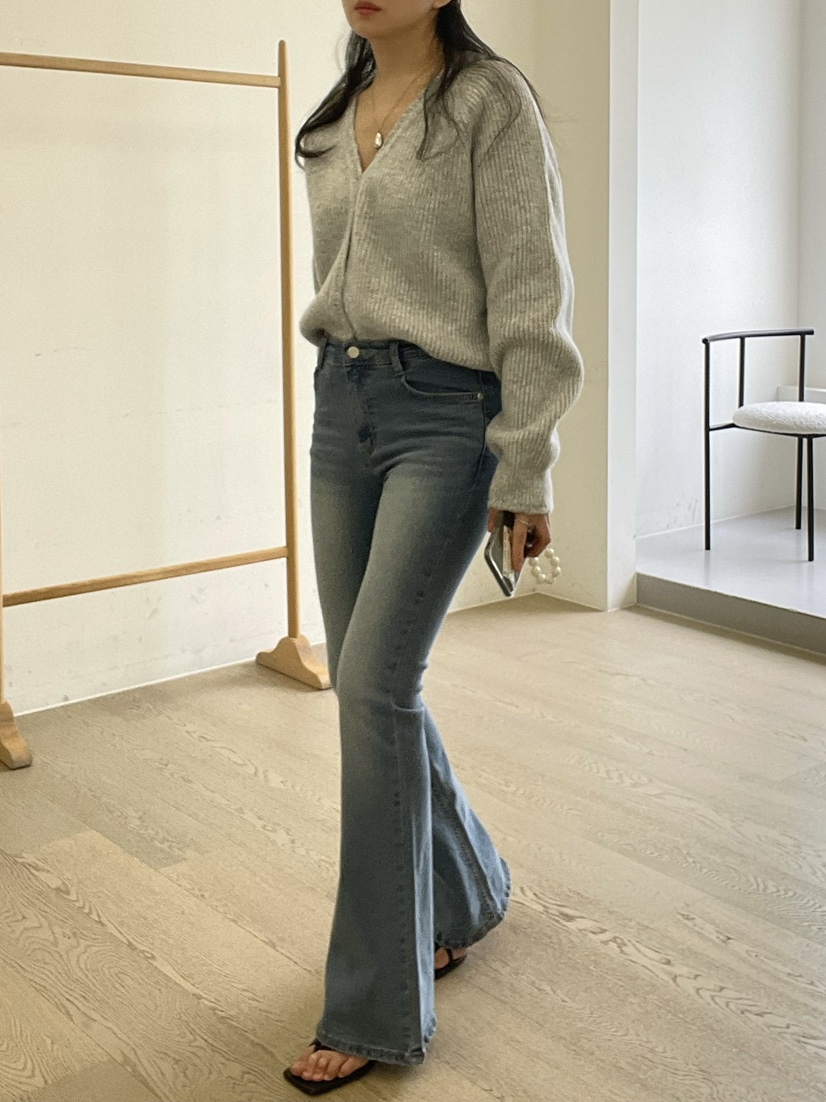 ALLVIBE韓國直郵實拍女裝新款時尚熱賣26春夏推薦休閑牛仔褲ALLVIBE牛仔褲