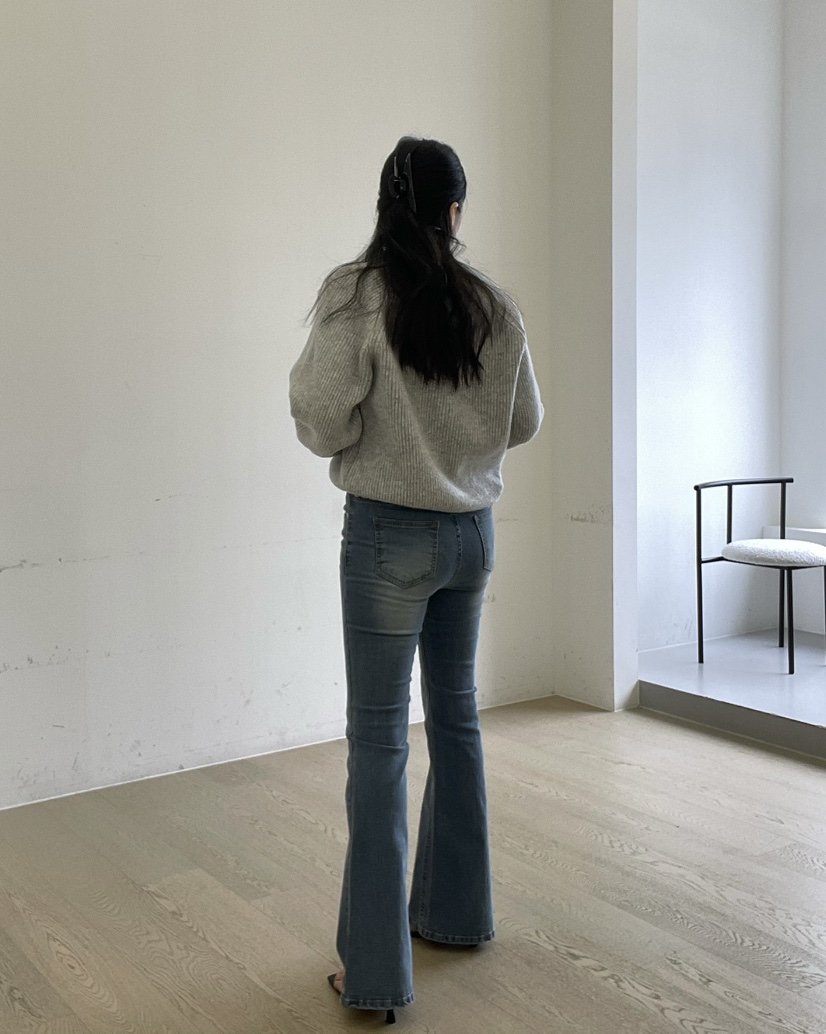 ALLVIBE韓國直郵實拍女裝新款時尚熱賣26春夏推薦休閑牛仔褲ALLVIBE牛仔褲