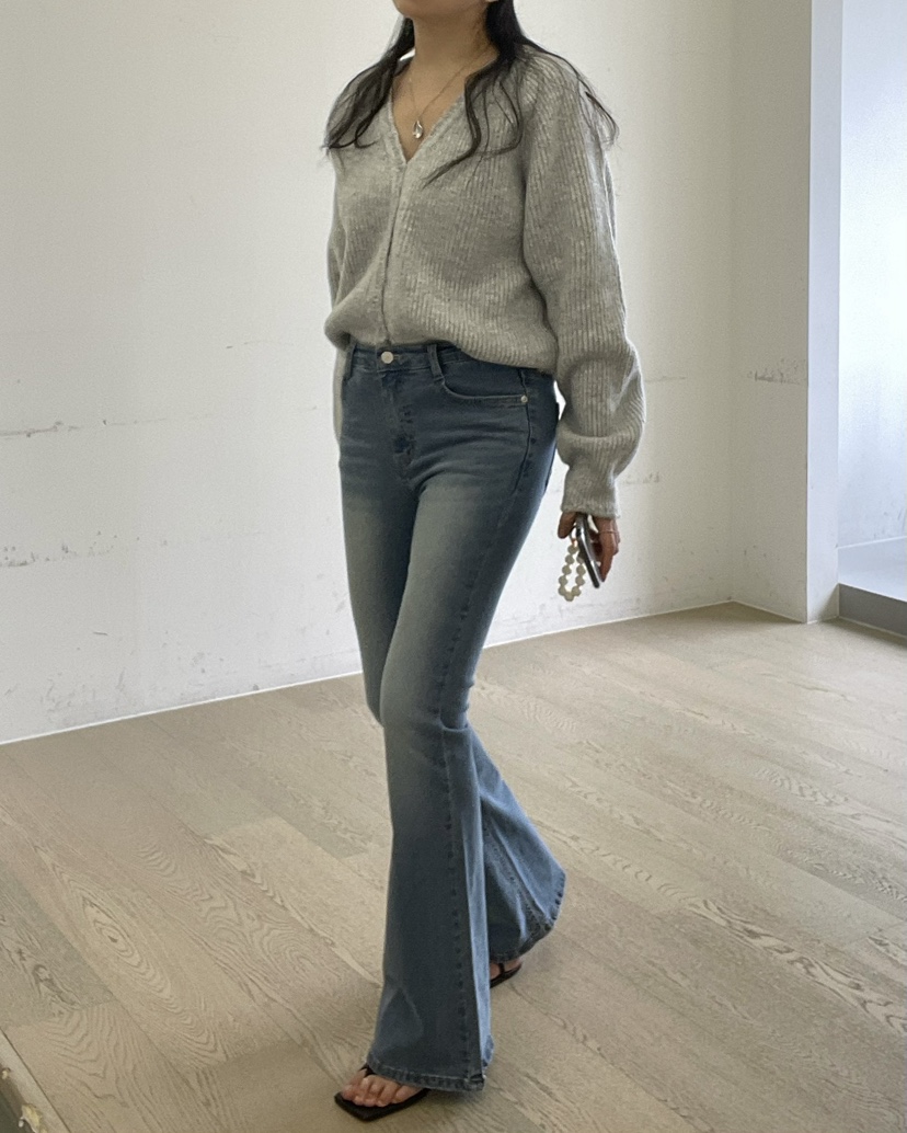 ALLVIBE韓國直郵實拍女裝新款時尚熱賣26春夏推薦休閑牛仔褲ALLVIBE牛仔褲