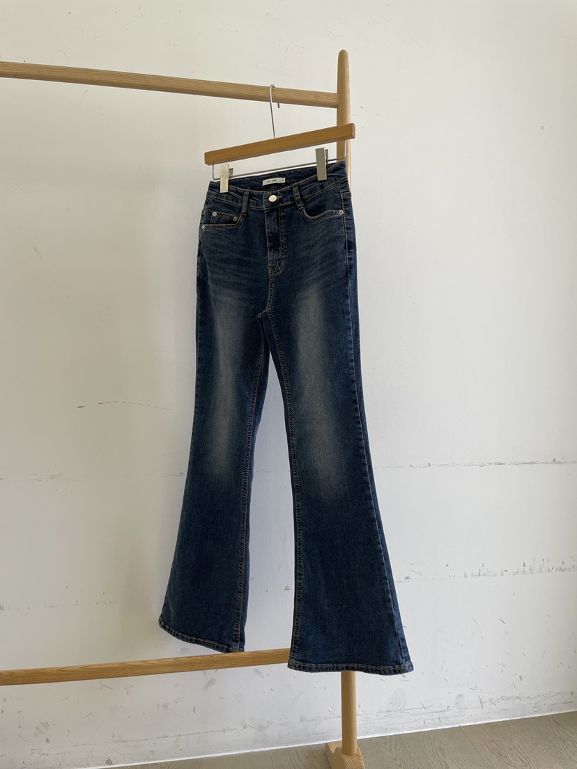 ALLVIBE韓國直郵實拍女裝新款時尚熱賣26春夏推薦休閑牛仔褲ALLVIBE牛仔褲圖色2