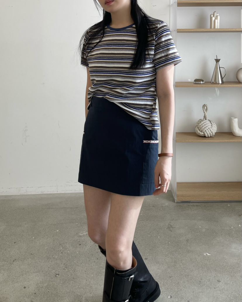 ALLVIBE韓國代購女裝新款26春夏休閑時尚人氣熱賣職業短裙ALLVIBE短裙